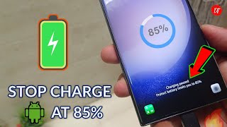 Limit Charging to 85% 🔥 Samsung "Protect Battery" 🔋 Android 12/13 Feature