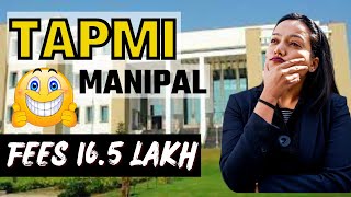 TAPMI Manipal🔥 || Admission || Eligibility || Placements👉 12.5 LPA✅ || Fees👍  #mbawitharshi