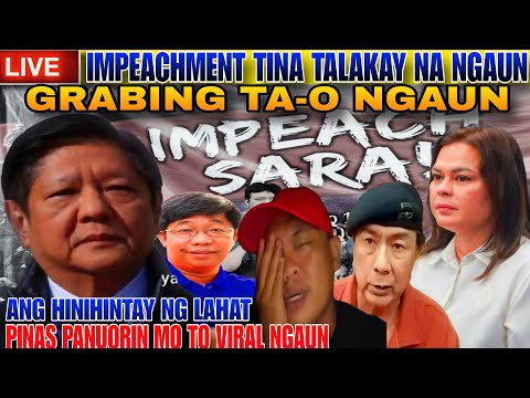 LIVE TODAY SIMULA NA NG IMPEACHMENT PARA KAY VP SARA DUTERTE