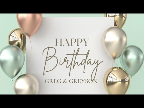 Happy Birthday Greg & Greyson❤️