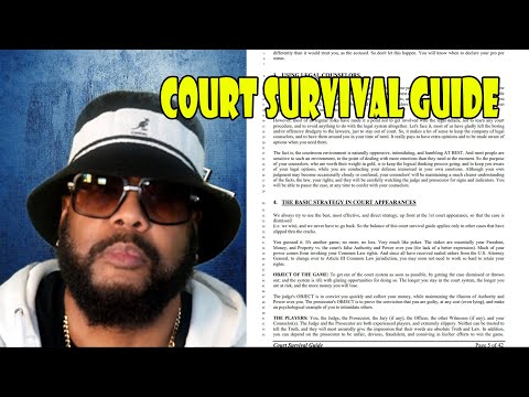 COURT SURVIVAL GUIDE PART 2