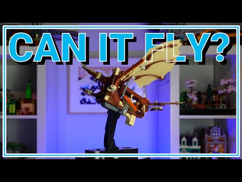 Can LEGO da Vinci's Flying Machine actually fly?