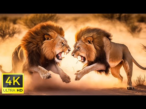 4K African Animals: The World's Greatest Migration from Tanzania to Kenya With Real Sounds