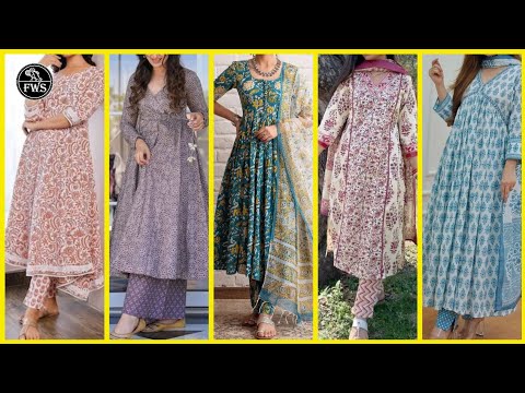 Bhot He Khubsorat Lawn Ke Frocks| Printed Lawn Frock Designs 2024| Summer Long Maxi Designs For Girl