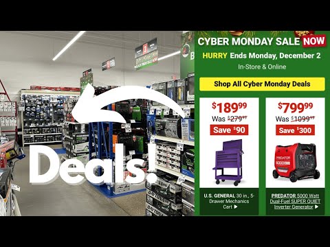 Harbor Freight Crazy Cyber Monday Tool Deals! 2024