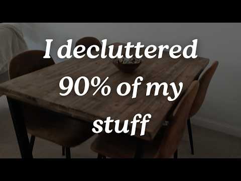 I decluttered 90% of my stuff here's how you can too #declutter #declutterandorganize