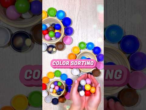 Color Sorting for Toddlers | Educational Videos for Toddlers #shorts