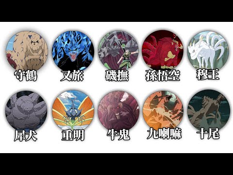 【全解説】ナルトに登場する全10体の尾獣を9分で全解説【ナルト/NARUTO】