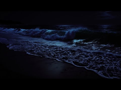 High Quality Stereo Ocean Sounds Of Rolling Waves For Deep Sleeping | Sleep, Study, Insomnia Relief