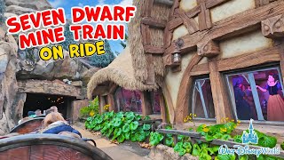 Seven Dwarfs Mine Train | Fantasyland | Magic Kingdom | Walt Disney World (Mar 2024) [4K]