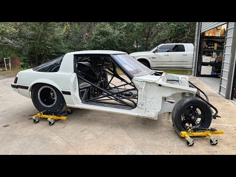 First Gen RX7 no-prep drag car build. Tearing it all apart