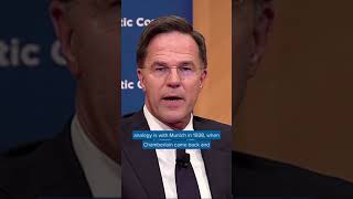 Dutch Prime Minister Mark Rutte: If Putin wins, "it won't end there."