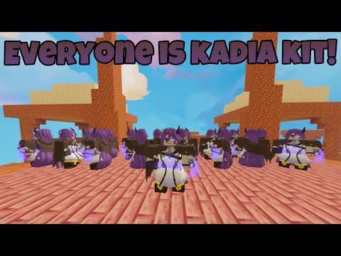 Roblox Bedwars, But EVERYONE Is KADIA KIT!