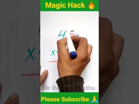 Fast Multiplication Tricks | Interesting Math Tricks #maths #youtubeshorts