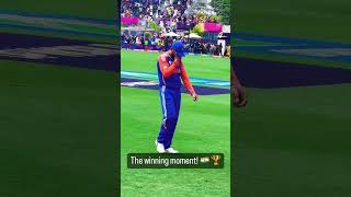 2024 T20 wc winning moment #india #cricket #2024t20worldcup