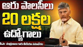 20 లక్షల ఉద్యోగాలు .. | CM Chandrababu Cabinet Meeting | Andhra Pradesh | CBN Official