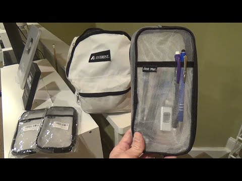 SONUIMY CLEAR MESH PENCIL CASE POUCH UNBOXING AND CUSTOMER REVIEW PENS PENCILS CASES POUCHES REVIEWS