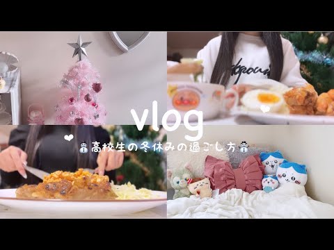 ほぼ一人暮らしjkの冬休み⛄️料理だいすき高校生vlog