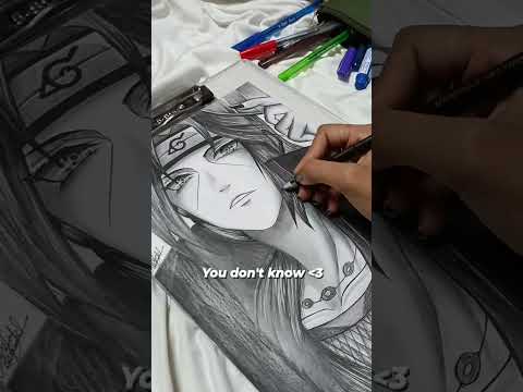 You don't know👀📖 #art  #transition #ytshorts #art #sketch #anime #itachi #youtubeshorts