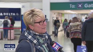 Winter weather causes flight disruptions at airport