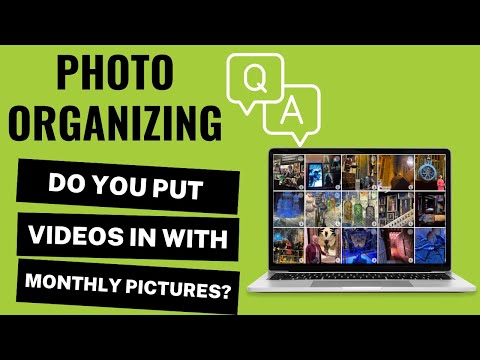 Do You Put Videos in with Monthly Pictures? - Photo Organizing LIVE Q&A