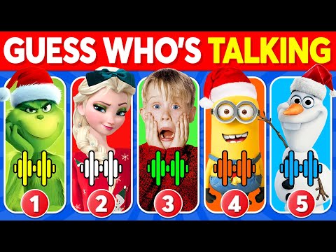 Guess The CHRISTMAS MOVIE Character by Their Voice 🎅🎄 Home Alone, Grinch, Elsa, Elf and more!