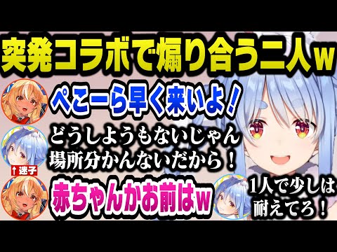 仲が良すぎてモンハンコラボでわちゃわちゃし煽り合うフレアとぺこらｗ【モンハンワールド/ホロライブ切り抜き/兎田ぺこら/不知火フレア】