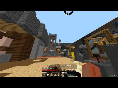 I had modman's hand for a whole skywars game