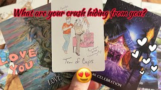 What are your crush hiding from you?🥰❤️ Hindi tarot card reading | Love tarot