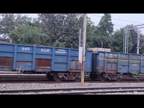 Goods train running from Etawah ETW