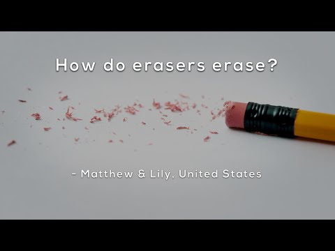 How do erasers erase?