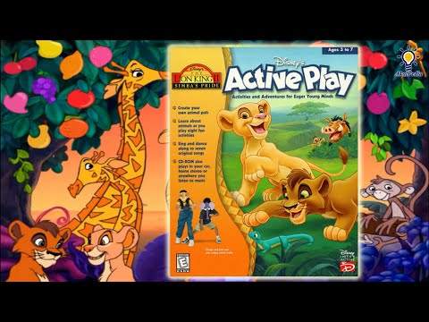 Gameplay Disney's Active Play The Lion King II Simba's Pride (1998) Educational Games #learning