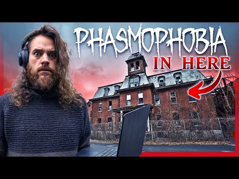 I Played Phasmophobia in a REAL INSANE ASYLUM | Vanlife Gaming