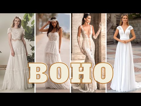 Boho wedding dresses 2024 | Wedding inspiration