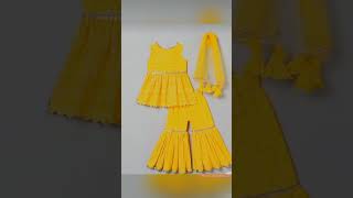 Cute and beautiful gharara design ideas for cute little princess 💞💞💕#subscribe #dressdesign