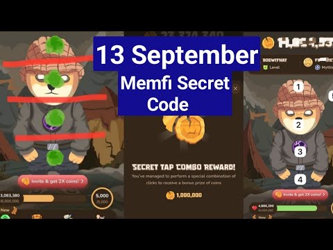 13 september memfi secret code | memfi daily secret code