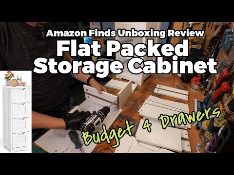 Xbro Bathroom Floor Storage Cabinet: Unboxing, Assembly, and Review - Is It Worth It? Amazon Finds