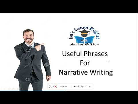 Narrative Writing (Useful Phrases)