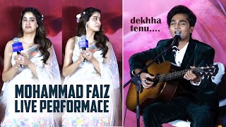 Dekhha Tenu Live Performance By Mohammad Faiz | Mr & Mrs Mahi's 1st Single Launch | Janhvi Kapoor