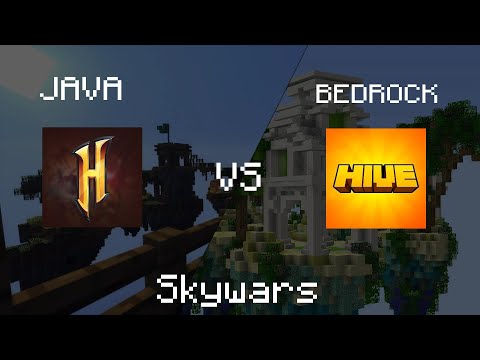 Hypixel skywars Vs The hive skywars