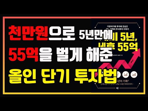 -3억 빚쟁이에서 55억 자산가로 만들어준 원샷 원킬 스나이퍼 매매법 | 편안하게 듣는 주식 오디오북 | 스윙트레이더 성현우 | 개미 5년, 세후 55억 | 주식책 추천 | 주식책