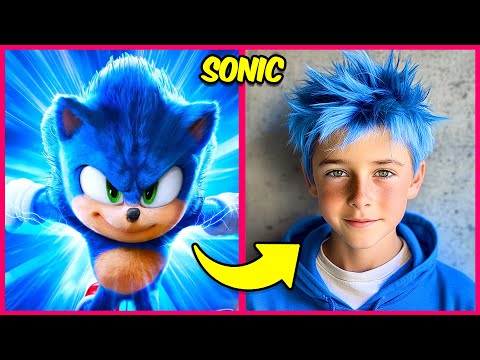 Sonic The Hedgehog 3 In Real Life + Guess The Sonic the Hedgehog 3 Characters by Voice 🎬🦔🔵