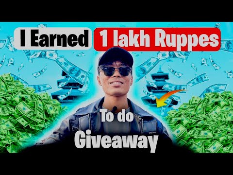 I earned 100000 rupees to do GIVEAWAY 💰❤️ (Ep 1)