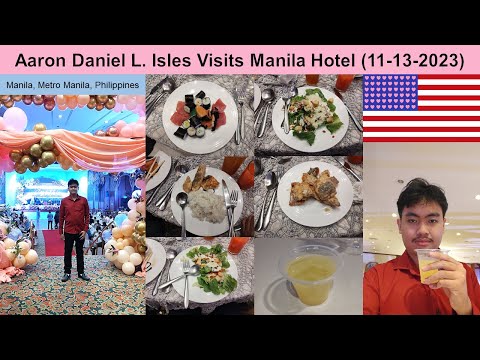 Visiting Manila Hotel (November 13, 2023) [Aaron Daniel L. Isles Vlog]