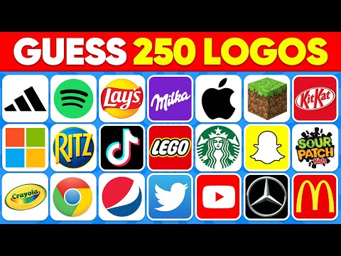 Guess The Logo in 3 Seconds | 250 Famous Logos 🍎⚠️🎓 Daily Quiz