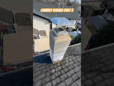 Chimney Rebuild #diy #construction #chimney #rebuild #howto #stepbystep #bluecollar #trending #viral