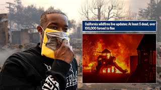 LOS ANGELES WILDFIRE DESTROYED EVERYTHING  ! PRAY FOR US 💔