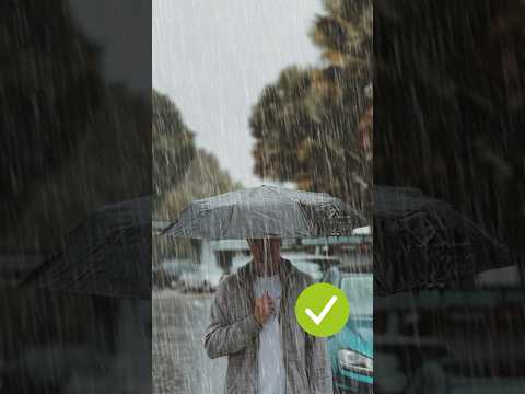 How to Add a Dramatic Rain Effect to Any Photo in Photoshop #tutorial #shorts