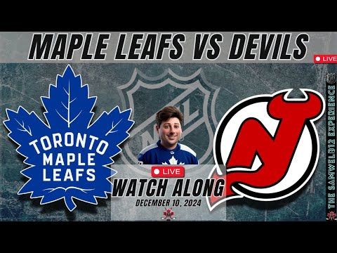 Live: TORONTO MAPLE LEAFS vs NEW JERSEY DEVILS NHL Hockey Watch Along