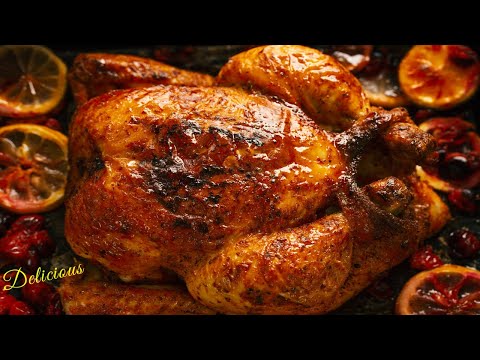 The Best Whole Roasted Chicken I`ve Ever Made! Delicious!